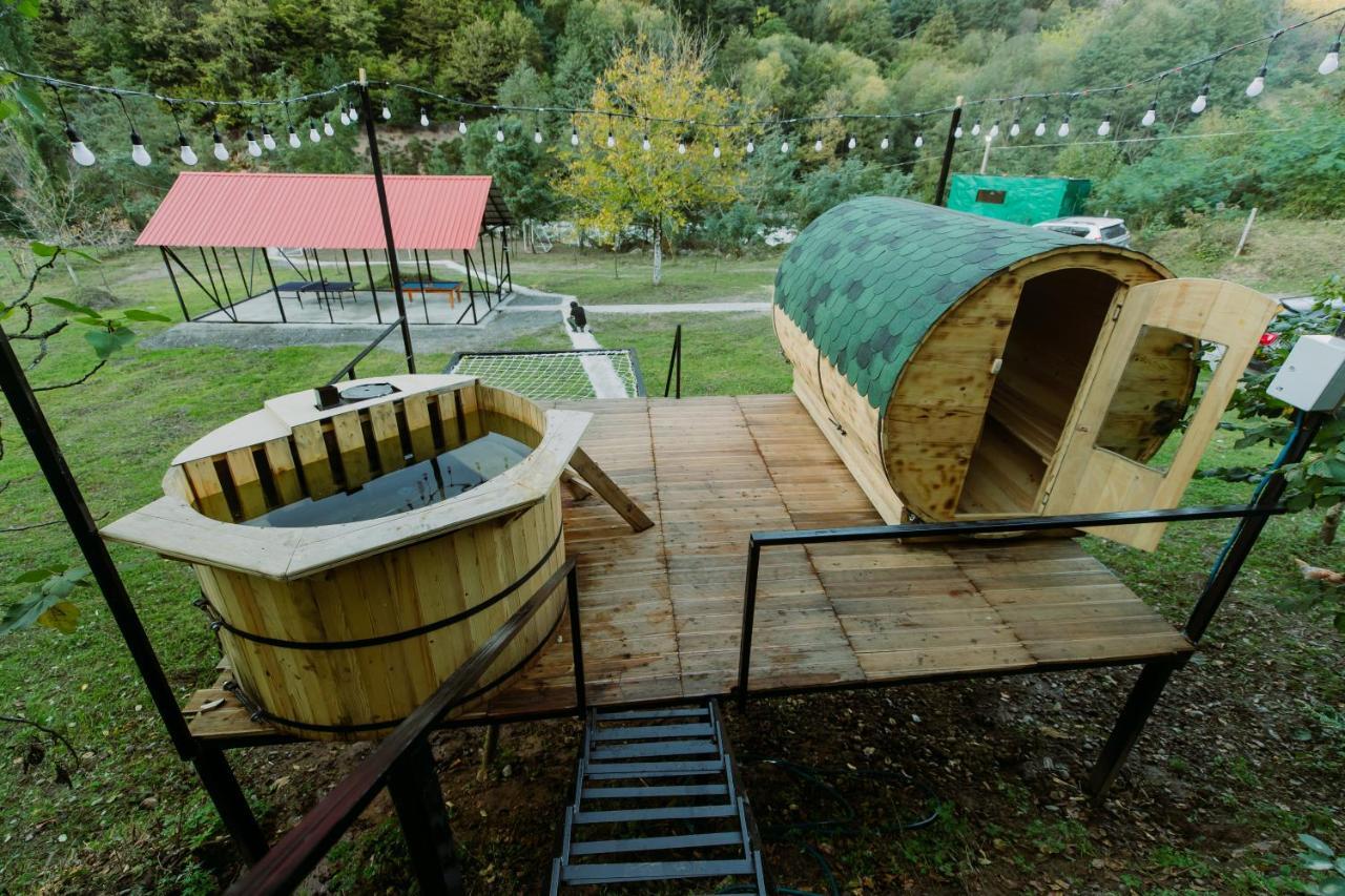 River Land Cottages Tskhmorisi ภายนอก รูปภาพ